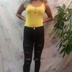 Yellow tank top